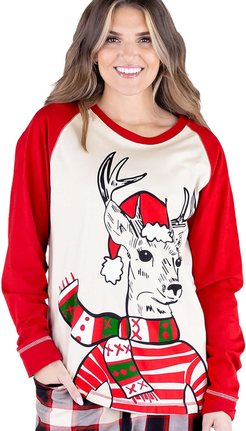 Pajamas for Women, Cute Pajama Pants and Long Sleeve Top Separates